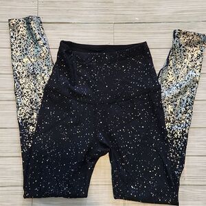 Beyond Yoga Ombre Alloys Shimmering Leggings Navy Blue Size Xs